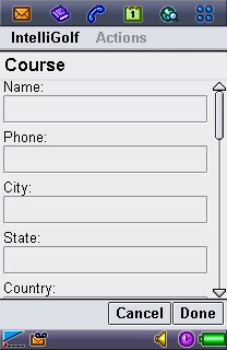 Add/Edit Course Screen.