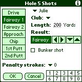 Player Score Screen.