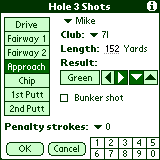 Player Score Screen.